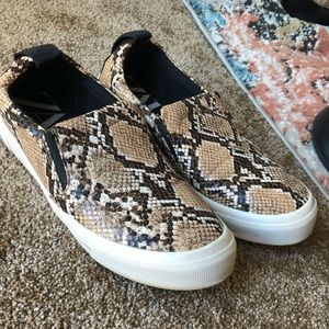 Zara snake skin sneakers